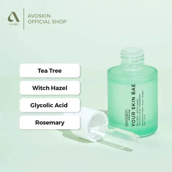 Avoskin Advanced Acne Fighter Tea Tree + Witch Hazel + Glycolic Acid Serum