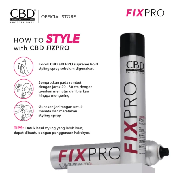 CBD FIXPRO Supreme Hold Styling Spray