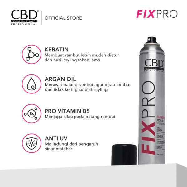 CBD FIXPRO Supreme Hold Styling Spray