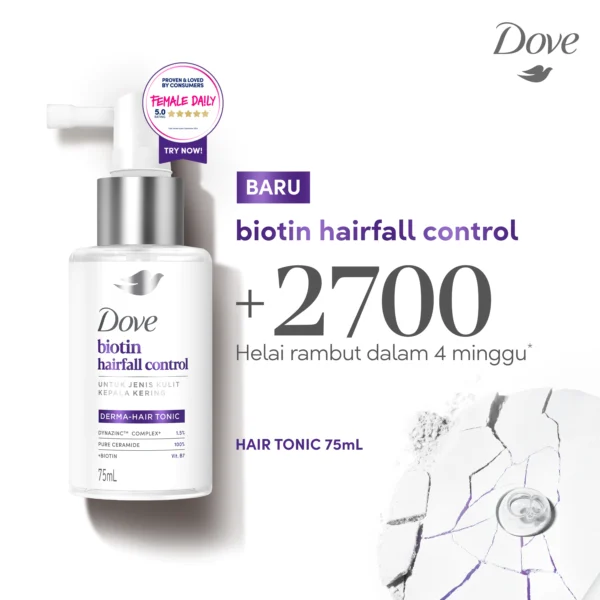 Dove Hair Tonic Biotin Hairfall Control
