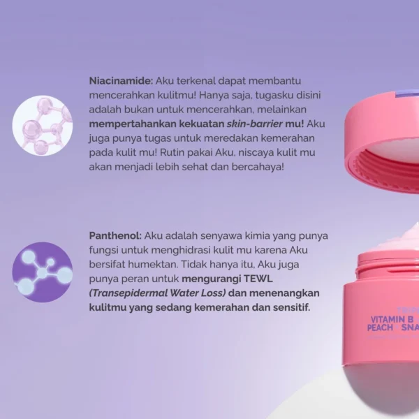 Finally Found You Moisturizer Triple Vitamin B-arrier + Peach + Snail Mucin