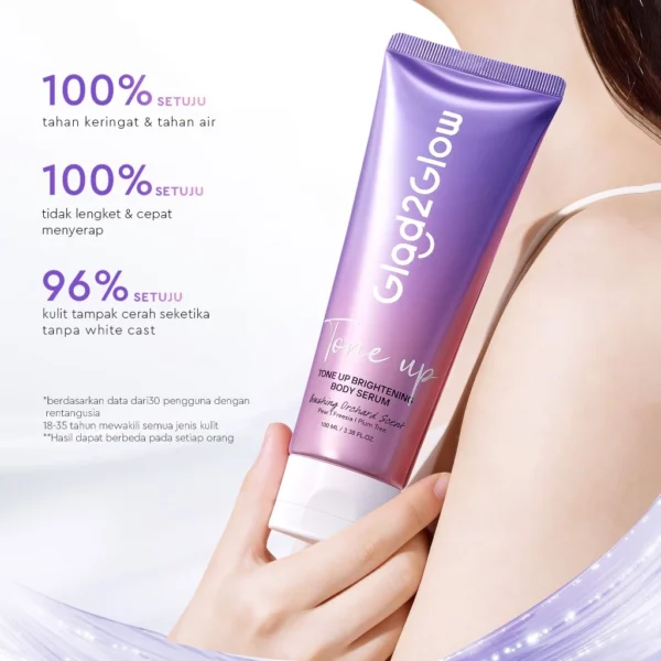 Glad2Glow Tone Up Brightening Body Serum