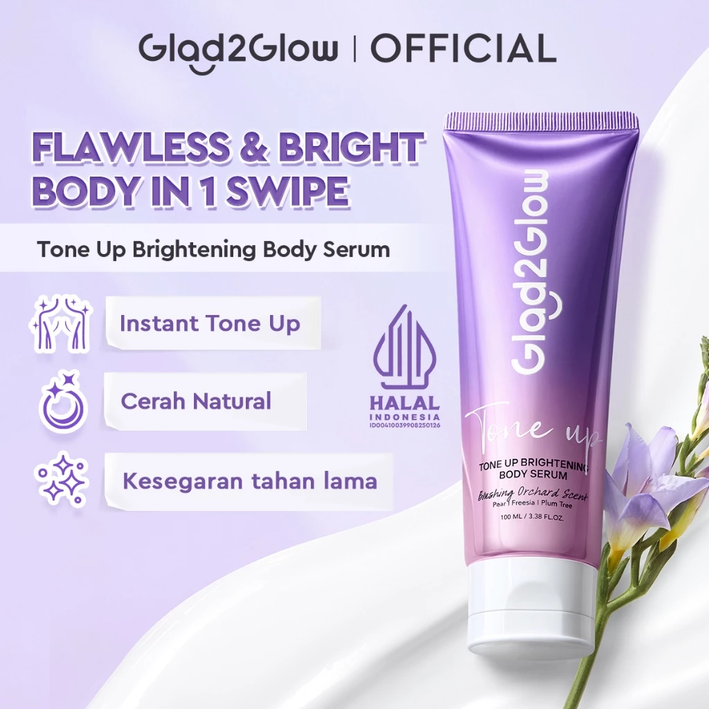 Glad2Glow Tone Up Brightening Body Serum