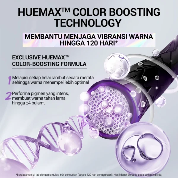 Hued Hair Professional Hi Sleek Comb-In Hair Color 160ml