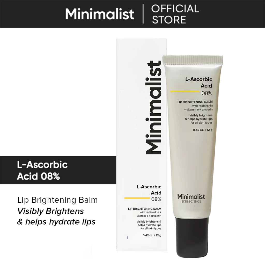 Minimalist 8% L-Ascorbic Acid Lip Brightening Balm