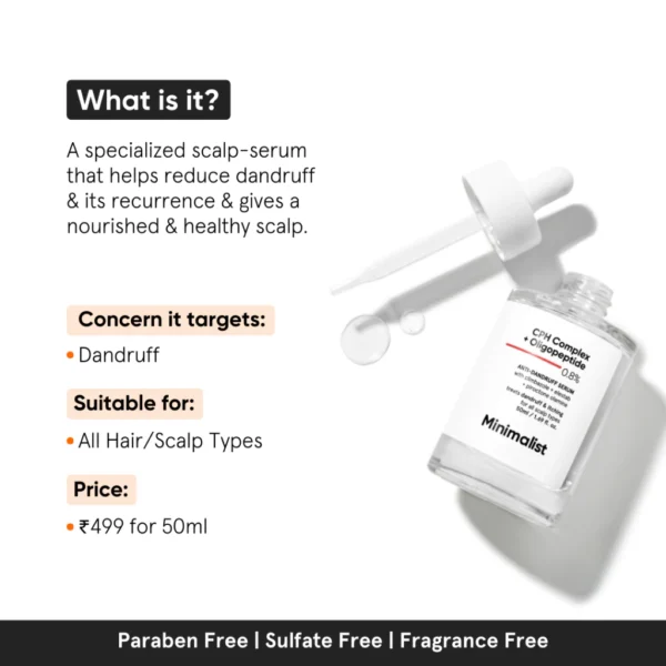 Minimalist Anti Dandruff Scalp Serum