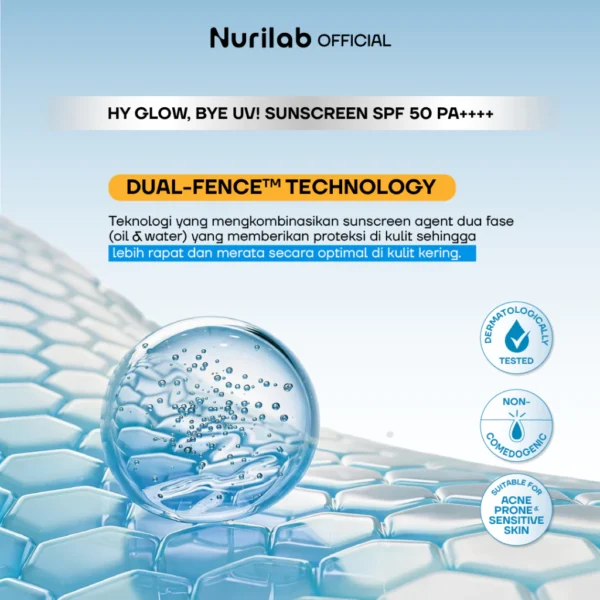 Nurilab HY Glow Bye UV Sunscreen SPF 50 PA++++