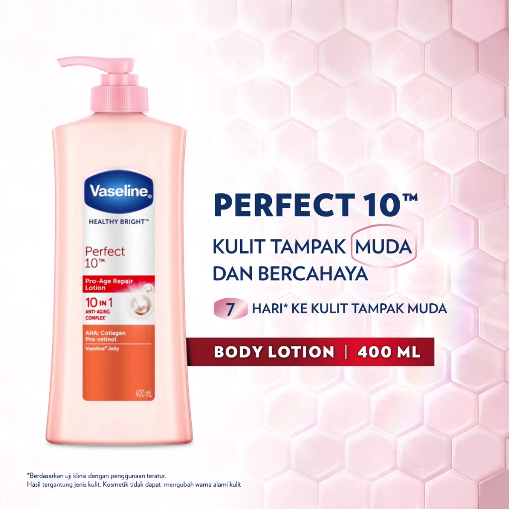 Vaseline Healthy Bright Perfect 10 Hand Body Lotion